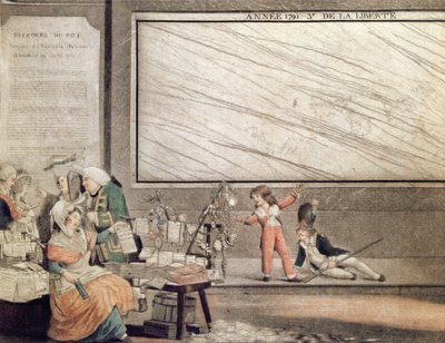National Almanach for 1791, Dedicated to the Friends of the Constitution, 1790 (detail) by Philibert Louis Debucourt